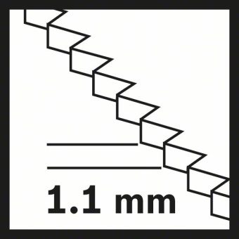 Погружное пильное полотно 5 шт в упаковке HM AIZ 20 AT Metal 30 x 20 mm 2608662034 (2.608.662.034)